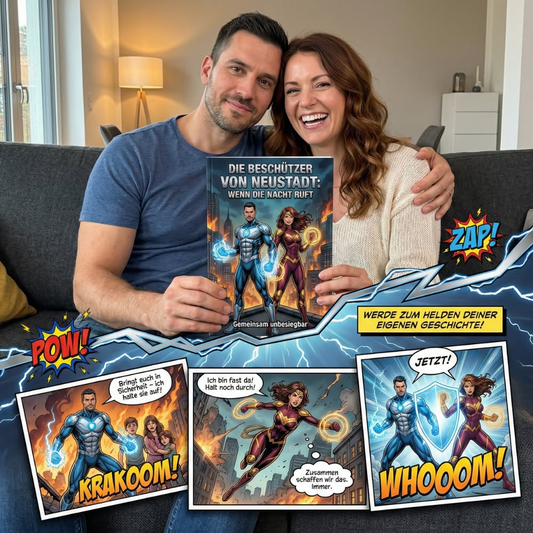 Du und die Liebe deines Lebens als Superhelden!